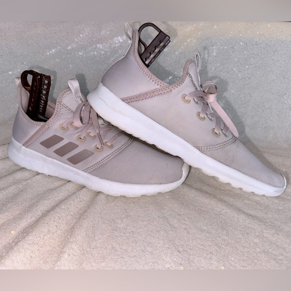 Women's Light Pink Adidas Cloudfoam Shoes - Picture 6 of 7